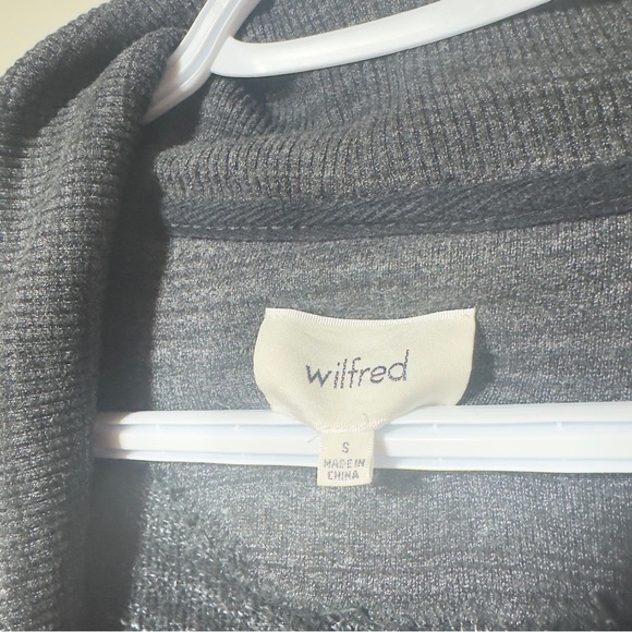 Aritiza Wilfred Diderot Openfront Sweater Gray Women Size S - Picture 7 of 9